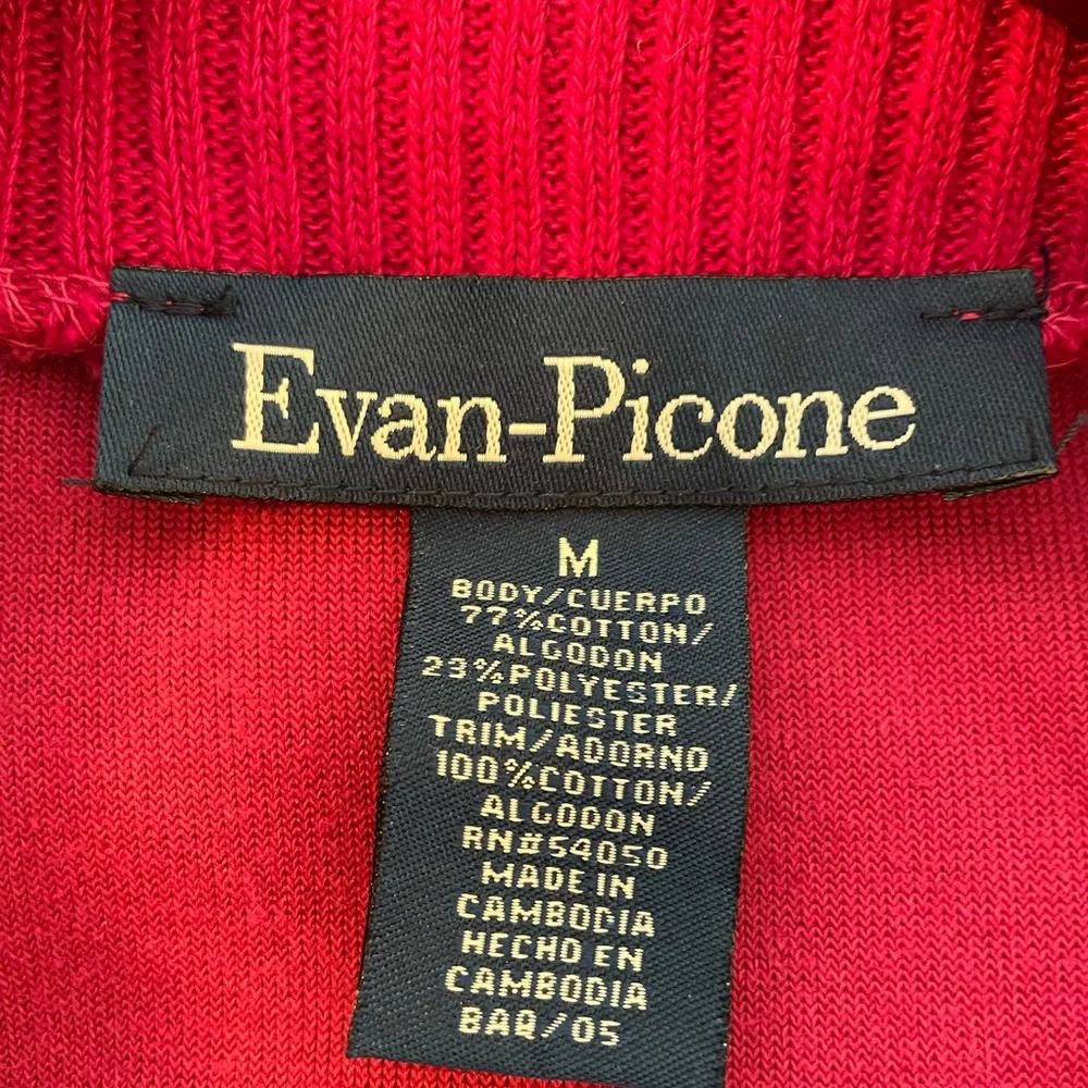 Evan Picone Fuschia Velour Jacket With Knit Sleeves